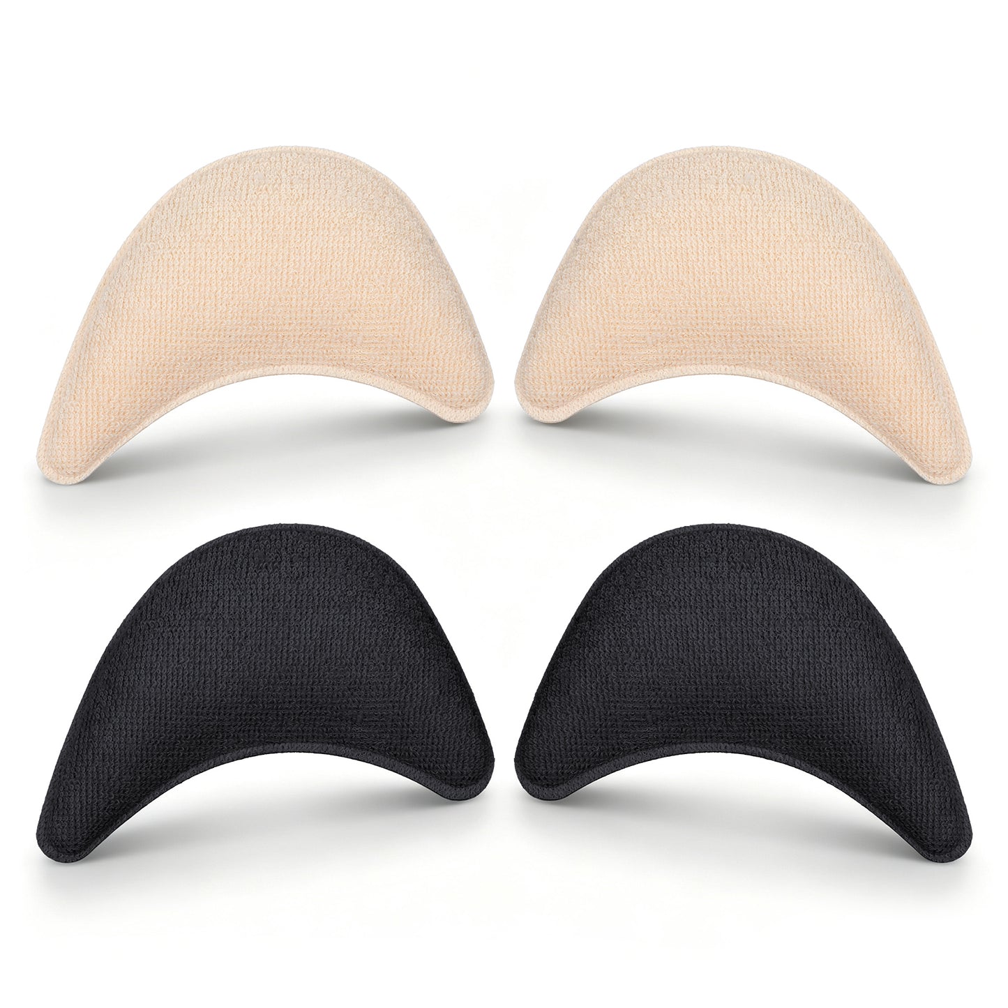 KFHENSOMR 2Pairs Foam Toe Inserts for Shoes Too Big Shoe Filler Inserts