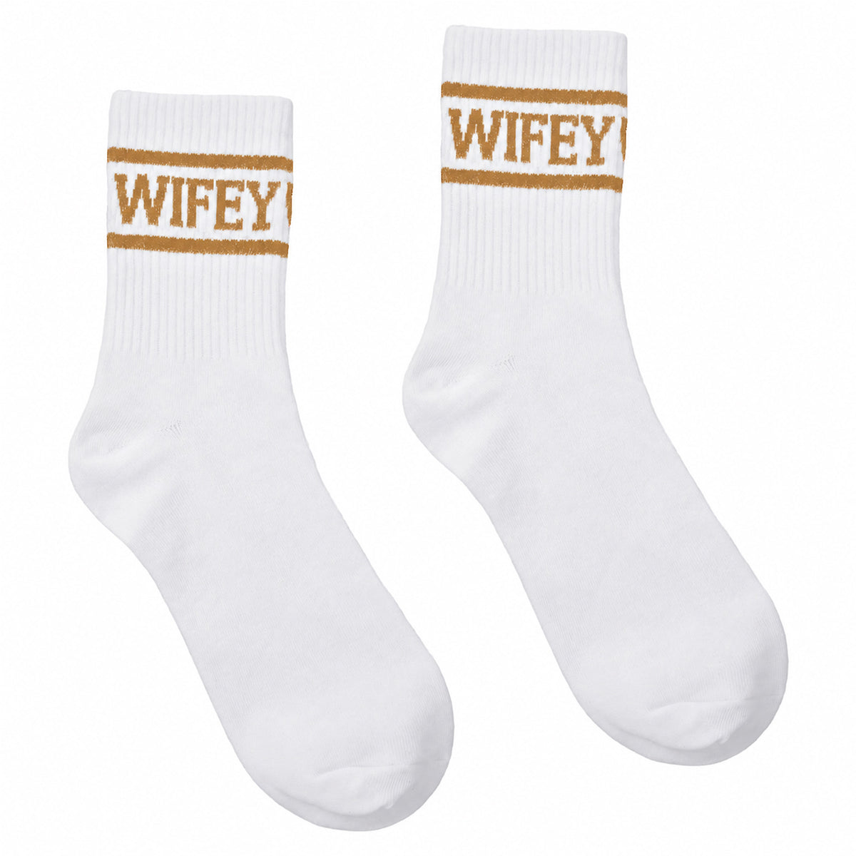 Ptwola 1 Pairs Wifey Bride Socks Cotton Bridesmaid Soft Bachelorette Sock