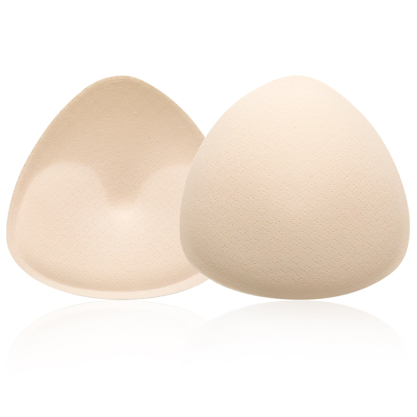 WLLHYF 1 Pairs Triangle Bra Pads Inserts, Breathable Bra Inserts Skin Color Removable Breast Padding Soft and Comfortable Breast Enhancers Bra Pads for Women Girls Bra Any Cup Cover