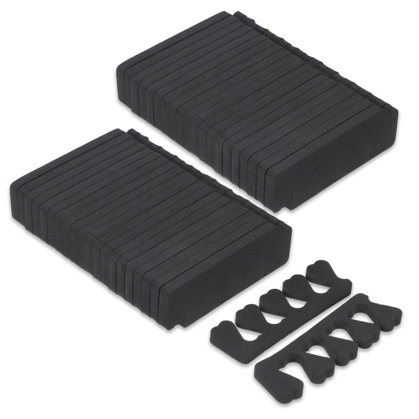 Hadnves 100 Pcs Toe Separators Sponge Toe Dividers Spa Pedicure Manicure