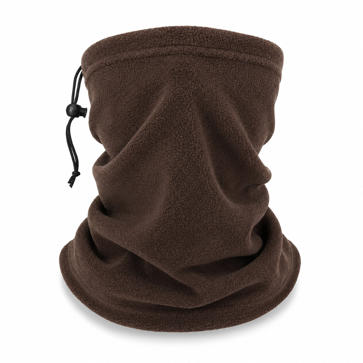 Dimeho Neck Gaiter Winter Neck Warmers Fleece Gaiter Windproof (coffee