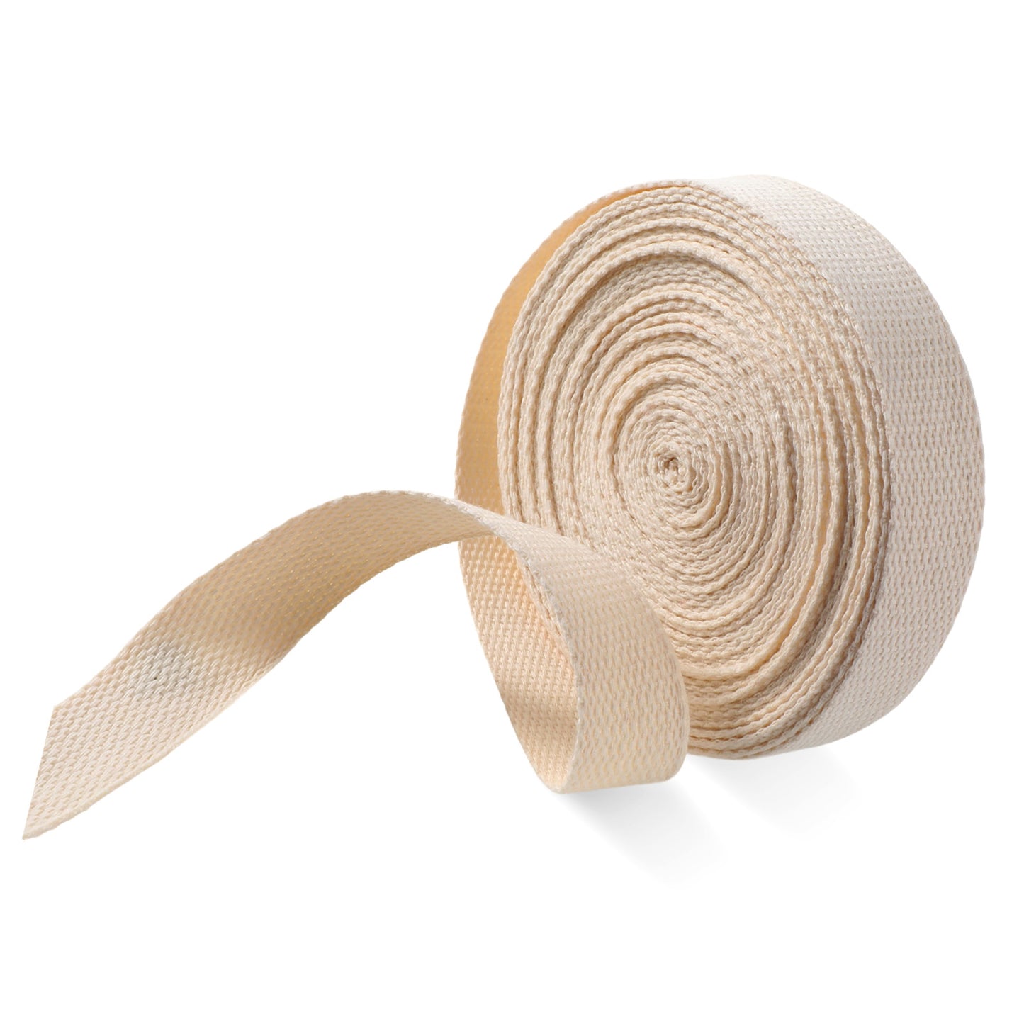 32.8ft Cotton Webbing 1 inch Braid Handles Bag Strap Natural Cotton Weave Webbing High Density Webbings Plain Weave Straps for Cloth Tote Bag Pet Collars DIY Projects Crafts Outdoor Accessories