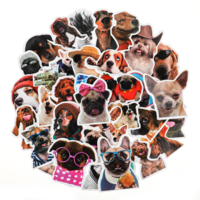 100pcs Funny Dog Stickers Cute Animal Sticker for Journaling Laptop Scrapbook Water Bottles Guitar Suitcase Phone Snowboard Cool Pet Waterproof Vinyl Gifts for Women Girl Kids Adult Teens