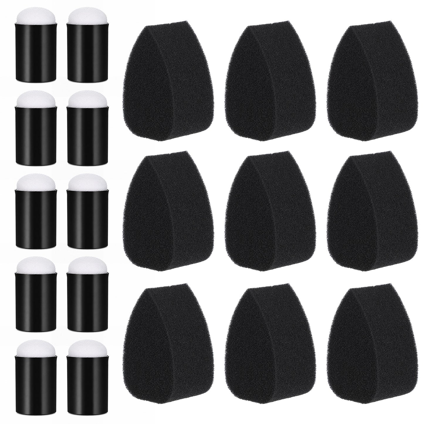 ElevateTech 20 Pcs Finger Sponges Daubers Face Paint Sponges Kit