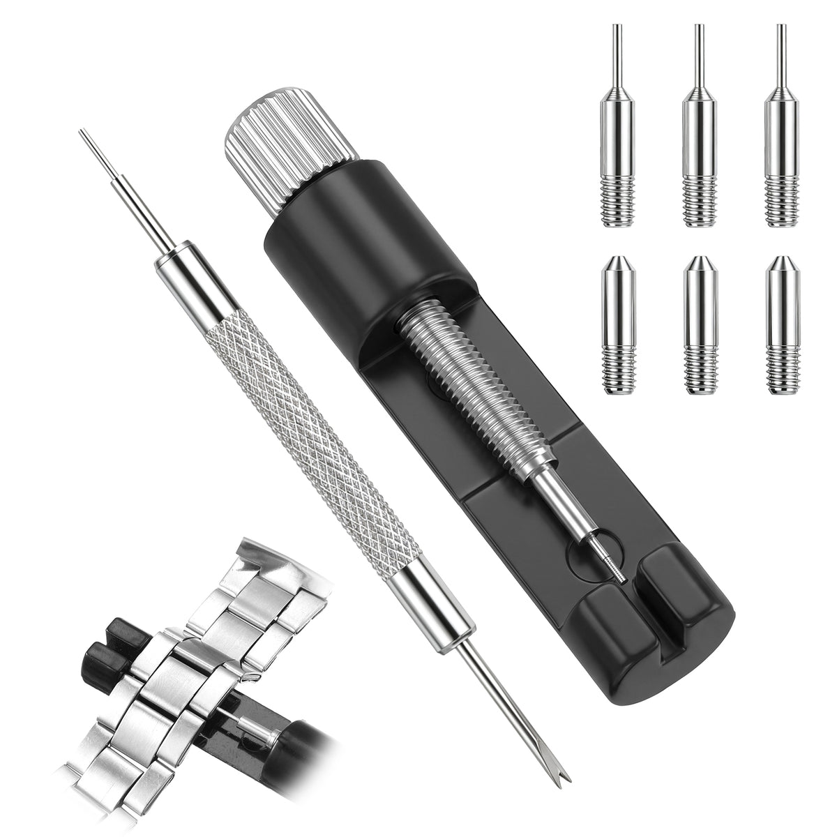 Hadnves Watch Link Removal Kit Adjust Remove Bracelets Repair Tools