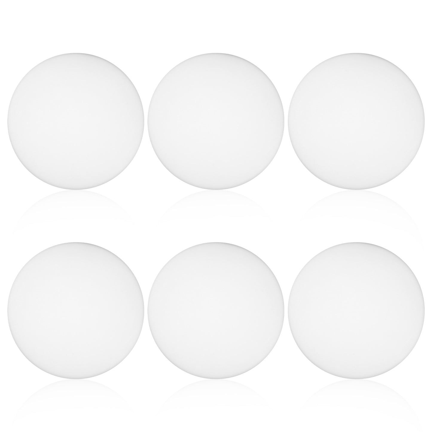 12 Pcs Door Stoppers Door Stops Wall Protector Door Knob Wall Shield White Silicone Doors Protector Round Walls Shield Cushion Doors Knob Walls Protectors Anti-Collision Pad Self Adhesive Handle Stopp