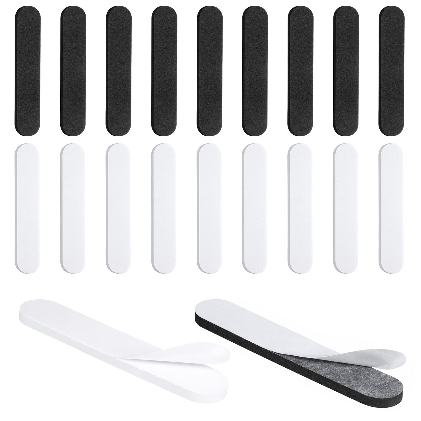 KFHENSOMR 18 Pack Hat Sizer Reducer Insert Self-Adhesive Foam Hat Size Reducers Fitted Hat Size Reducer Hat Size Tape Hats Inserts Adjustable Padding Strips for Caps Helmets