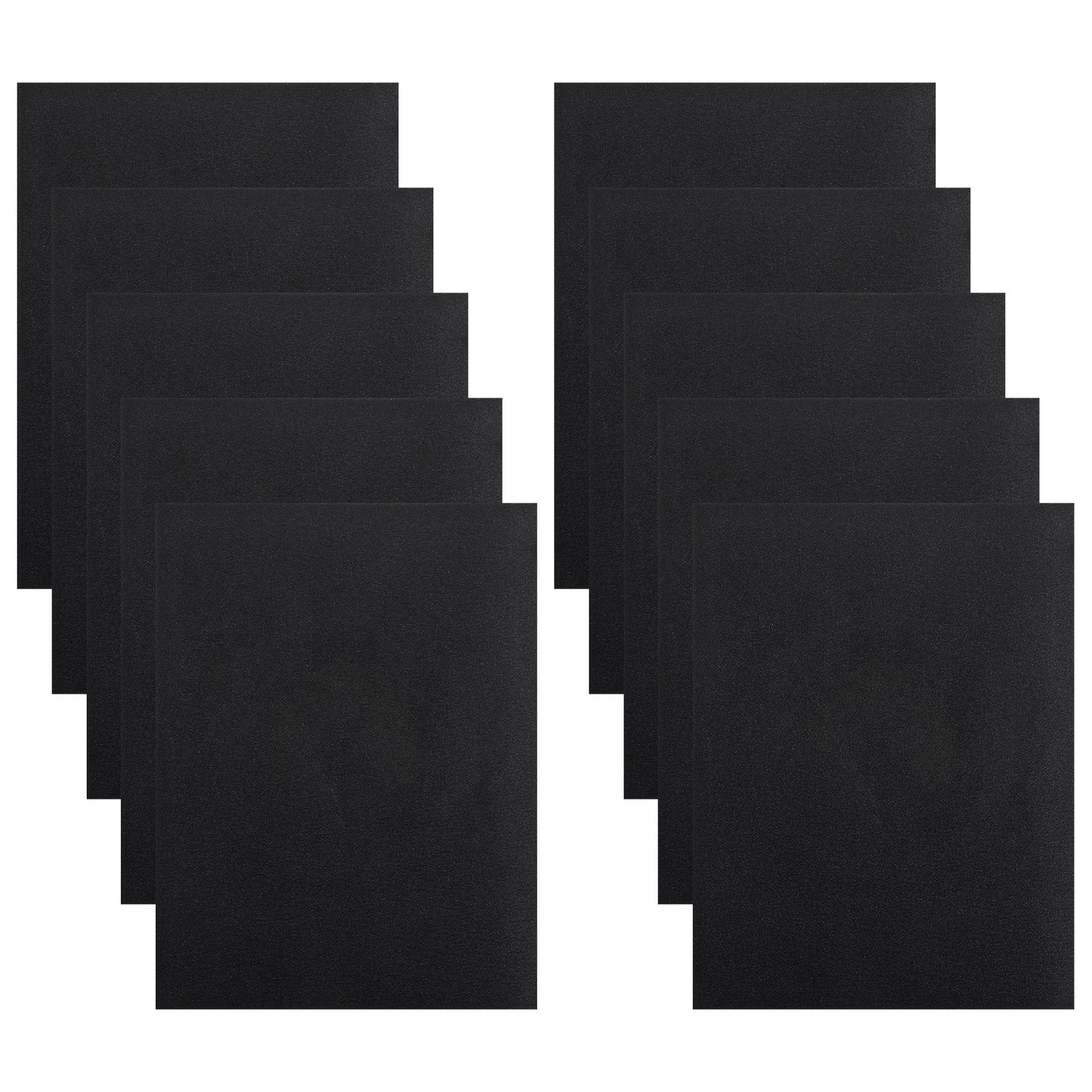 COMNICO 10Pcs Nylon Repair Patches, Waterproof Self-Adhesive Clothes Jacket Patches Fabric Repair Tape Black Repair Patches for Clothes Down Jacket Tent Bag 20 x 15 cm