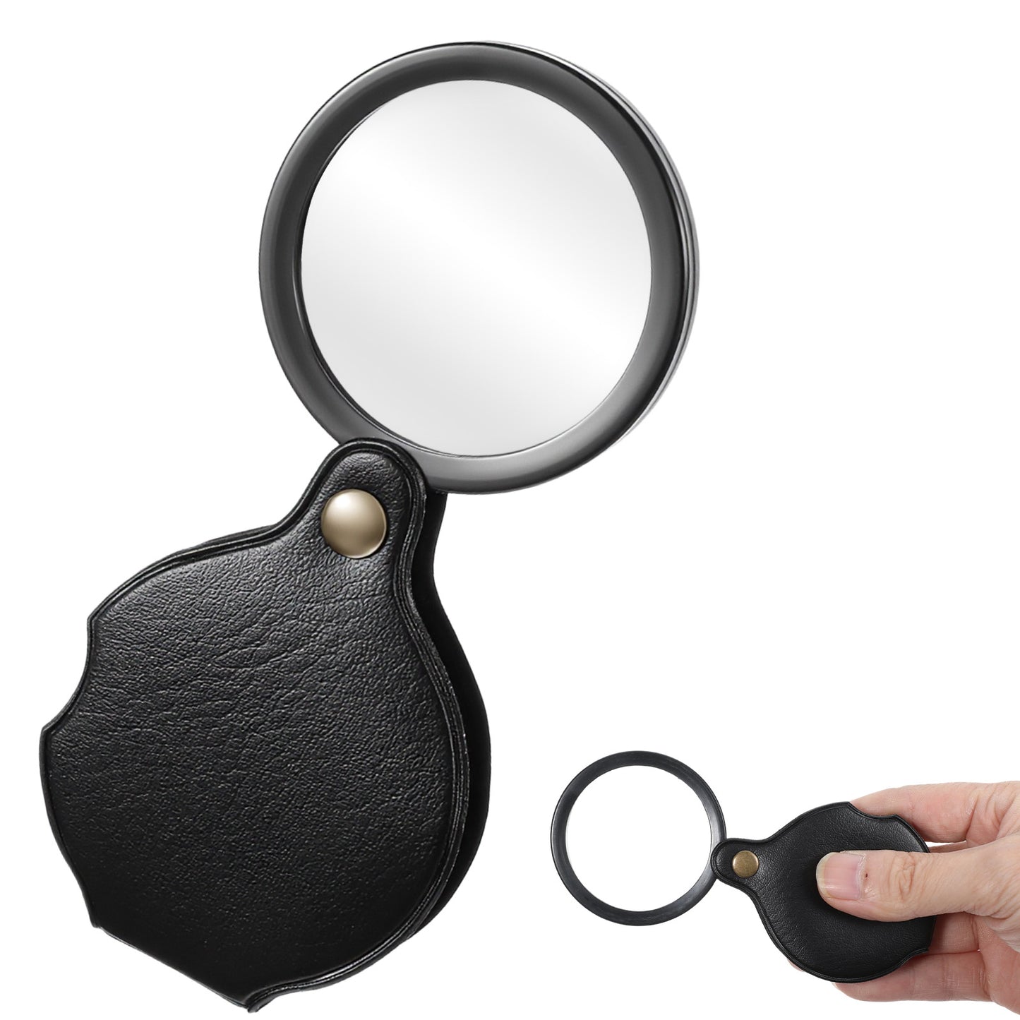 Magnifying Glass 20X Handheld Glasses for Close Work, 1 PC Reading Magnifier, Large Glass Hand-Held with Magnification, Magnifiers for Seniors, Reading Books Magnifier