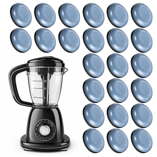 Wanmu 24 PCS Appliance Sliders, Self Adhesive Countertop Caster Wheels Rollers, Small Kitchen Furniture Slider Gadgets for Stand Mixers, Coffee Makers, Air Fryers, Blenders, Pressure Cooker