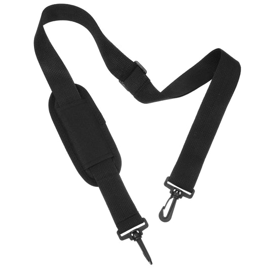 Sibba 63" Universal Shoulder Strap Replacement, Adjustable Cushion Padded Comfortable Bag Belt with Swivel Hooks, Messenger Crossbody Bag Straps for Laptop Bags Luggage Duffel Briefcase Handbags Black