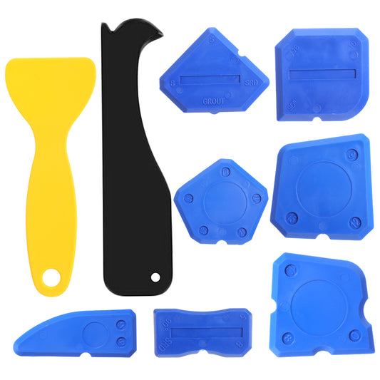 9 PCS Caulking Tool Set Silicone Sealant Finishing Tools