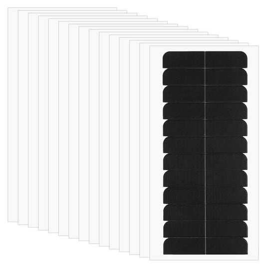 180 Pcs Hair Extension Tape, Double Sided Tape in Tapes Replacement, Strong Adhesive Tapes for Hair Extensions No Residue for Extensions Human Hairs 2cm x0.8cm (Black)