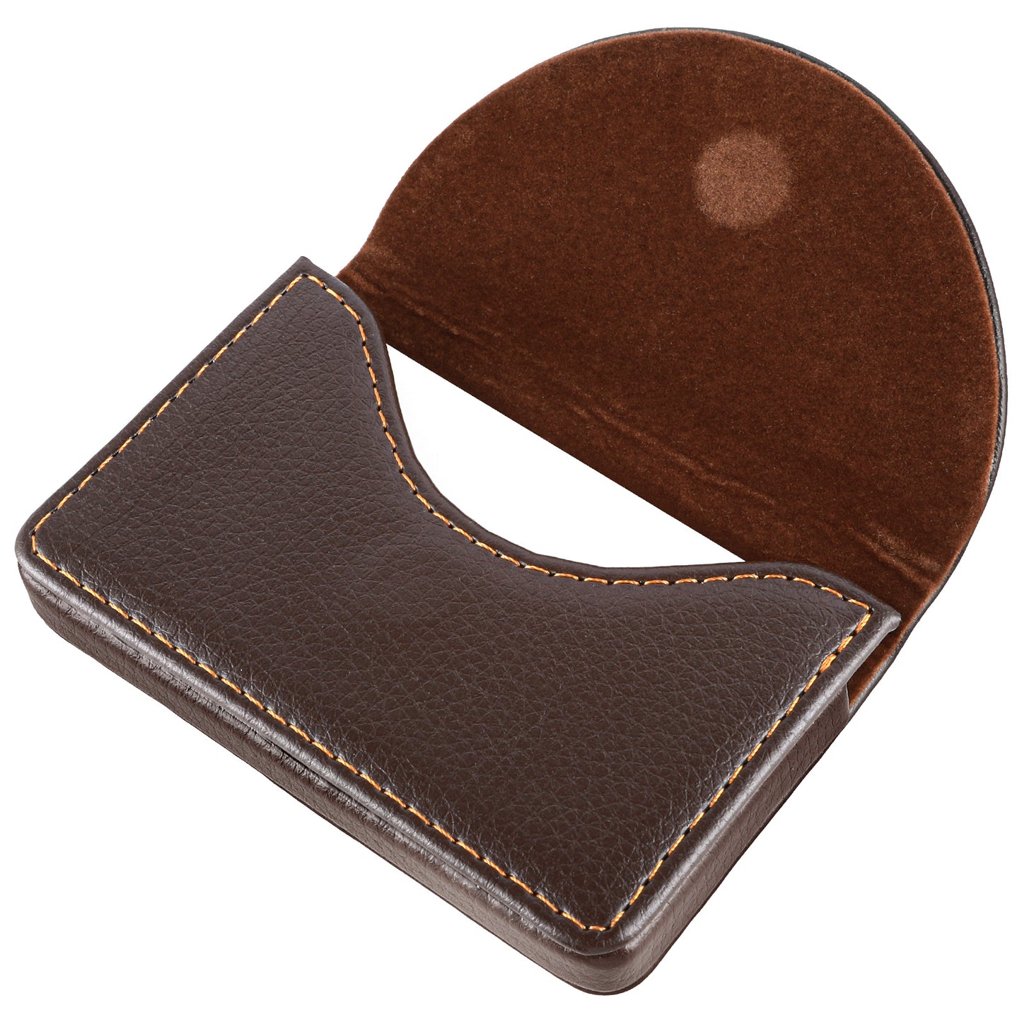 Wanmu Business Card Holder PU Leather Business Card HoldersCard Case Pocket for Men or Women Professional Slim Business Cards Carrier Name Card Holder Wallet With Magnetic Shut