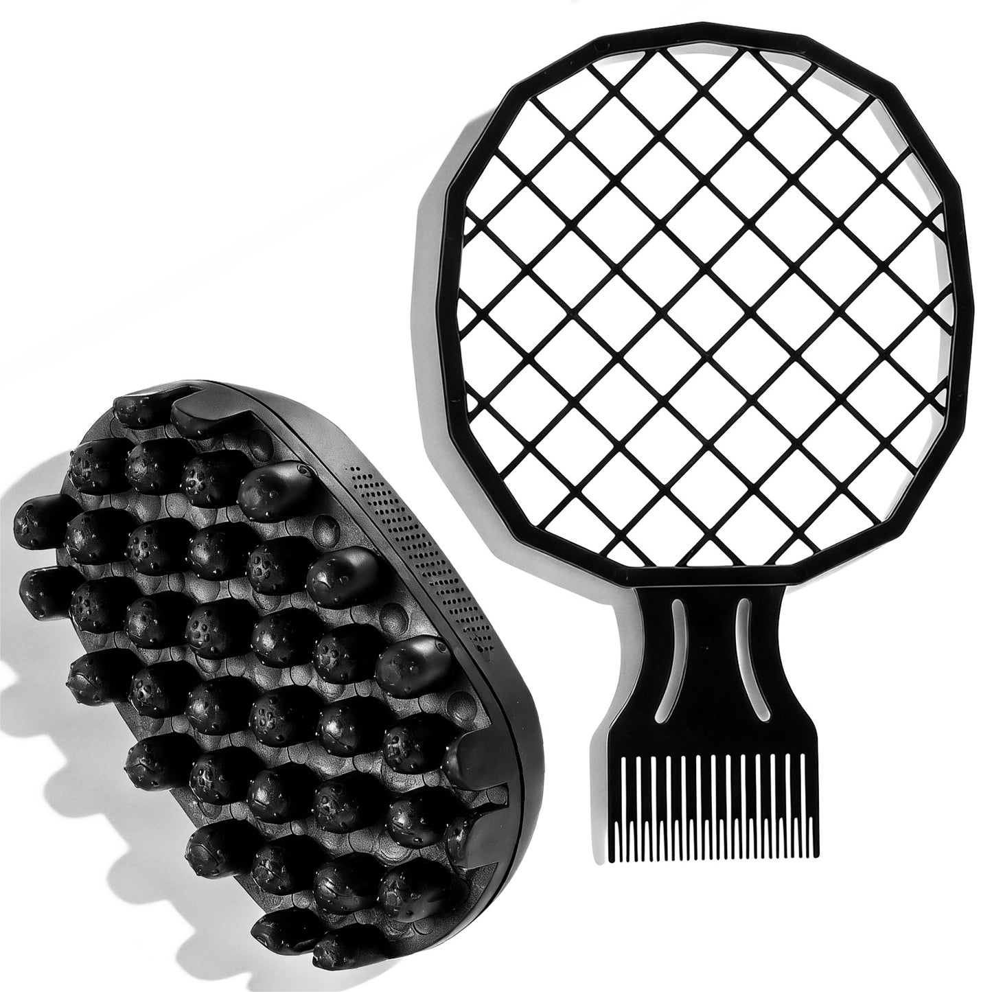 2Pcs Curl Sponge for Black, Hair Sponges for Black Men Curls, Double Sided Twist King for Natural Women Big Holes Sponges Brush, Premium Sponge for Women Hair, Advanced Rotating Tool