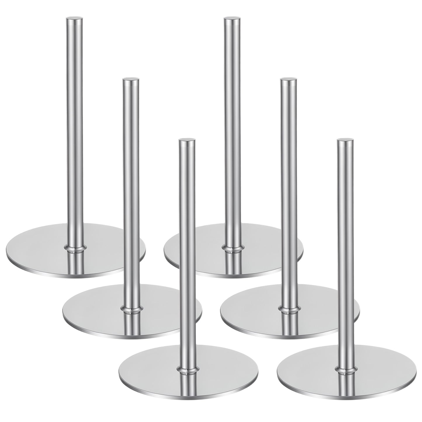 6 Pcs Cake Heating Core for Baking Stainless Steel Heating Rod (1.97 × 1.18 × 1.18 inches)