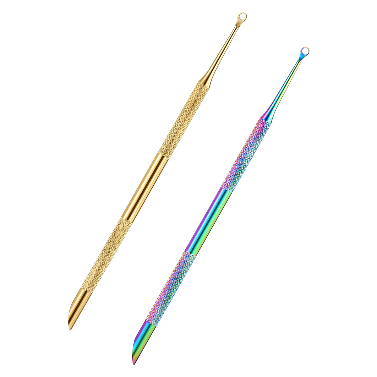 2PCS Dual Ended Cuticle Remover