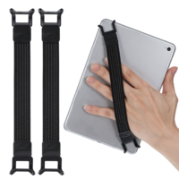 2pcs Mobile Phone Security Hand Strap Holder 7.8''-13''Universal Phone Tablet Security Hand Grip Adjustable Anti-Drop Elastic Grip Band High-Elasticity Bundle grip Belt for Tablet PC One-Handed Operat