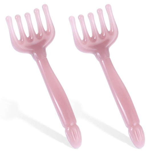 2pcs Head Massager Head Scratcher Massager Scalp Handheld Comb Portable Resin Relax Massage Tool Gua Sha Five Claw Manual Relaxation Tool for Mother's Day Father's Day Soothing Head Neck Acupoint Trea