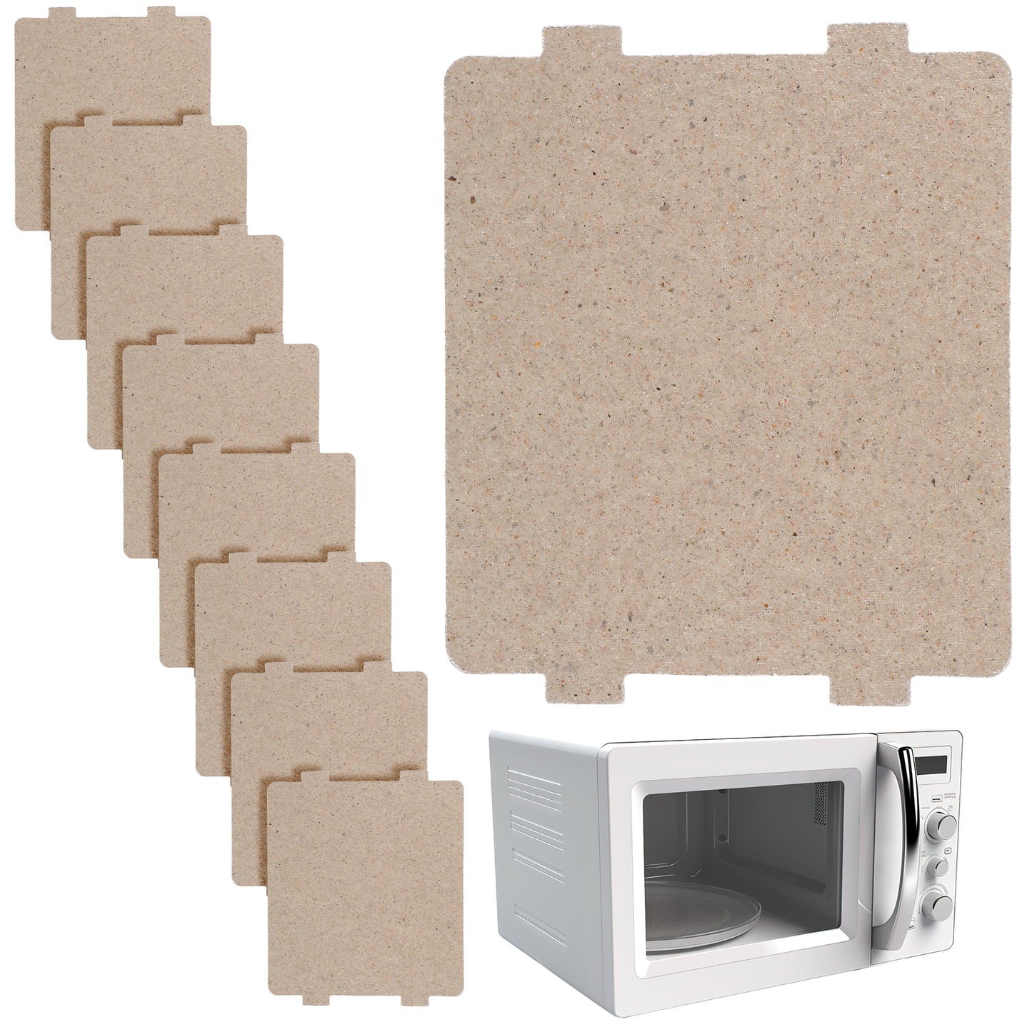 YUXIANLB 8 Pcs Waveguide Cover, Microwave Wave Guide Cover Replacement