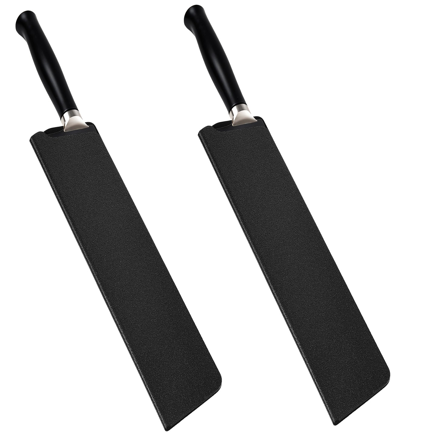 Wanmu 2Pcs Universal Knife Case, 8.27" × 1.5" Knife Covers or Sleeves, Knife Edge Guard, Universal Waterproof Kitchen Knife Sheath, Sheath Sleeves Edge Guards Set for Chef Knife