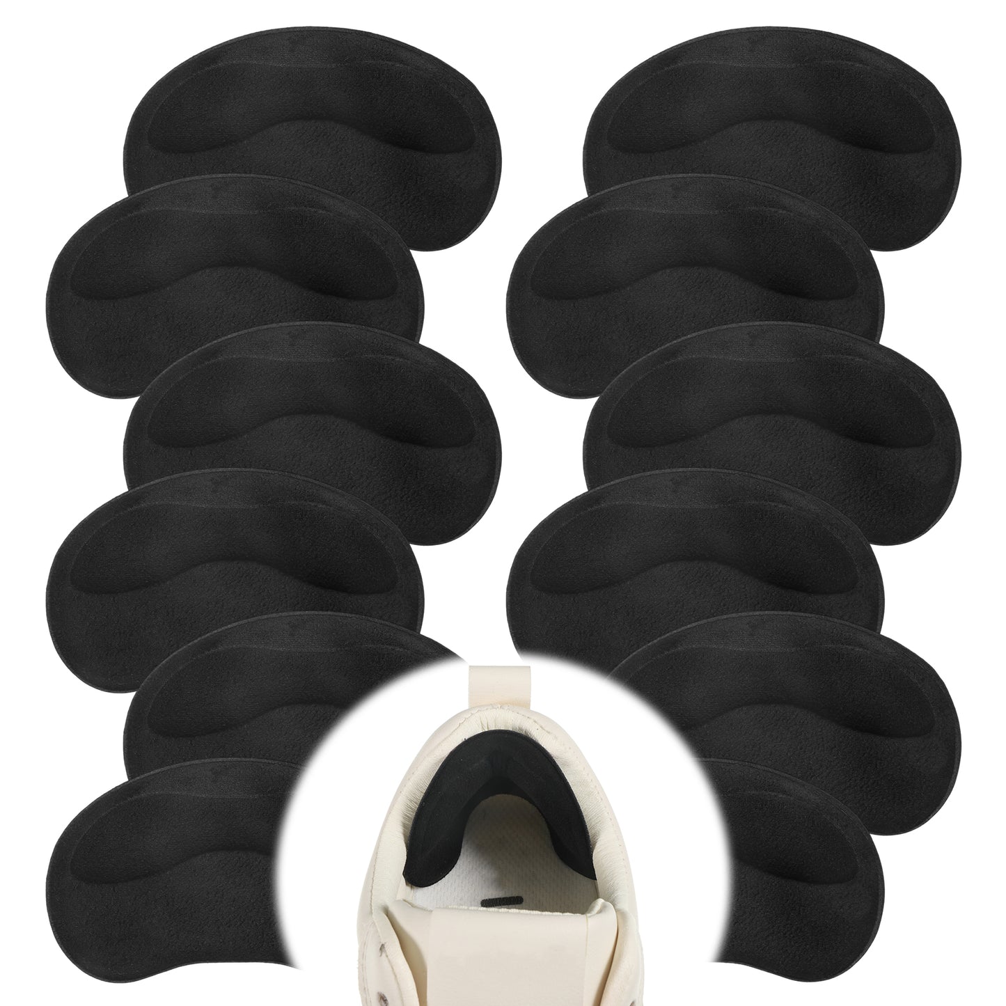 ElevateTech 6 Pairs Heel Pads for Shoe that are Too Big