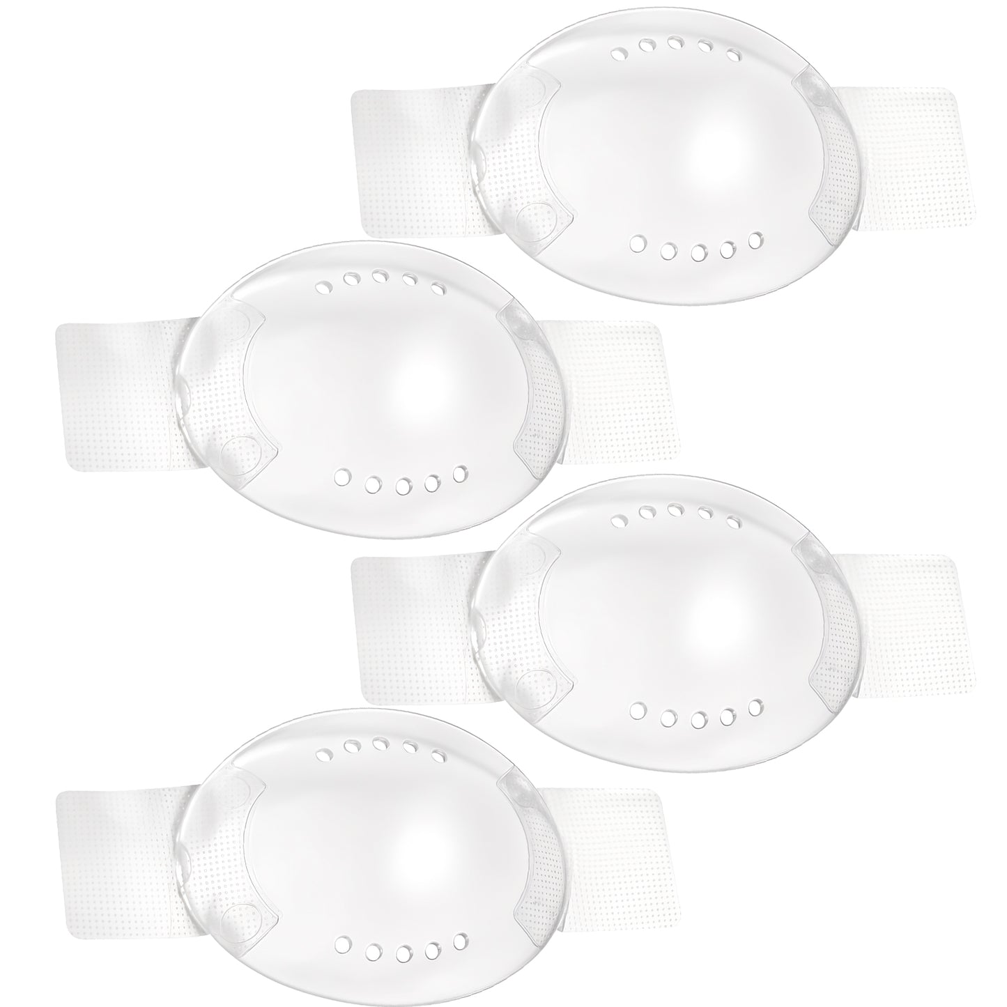 4 PCS Eye Shield, Clear Eye Patch Eye Shield After Cataract Surgery, Self-adhesive Plastic Eye Shield with Small Hole, Breathable Eye Shields for After Surgery, Eye Care Supplies for Patient Men Women