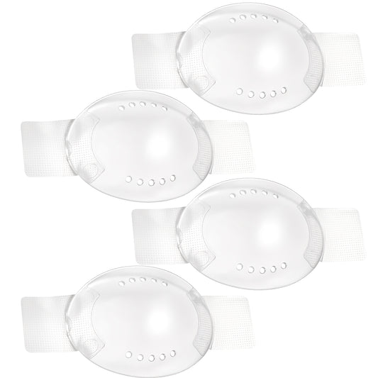 4 PCS Eye Shield, Clear Eye Patch Eye Shield After Cataract Surgery, Self-adhesive Plastic Eye Shield with Small Hole, Breathable Eye Shields for After Surgery, Eye Care Supplies for Patient Men Women