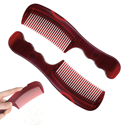 2pcs Dandruff Comb for Scalp Energy Massage Scalp Comb Comfortable Hollow Tooth Hair Dandruff Remover Brush Healthier Scalp Comb Multifunctional Hairbrush Scalp Massage Combs for Women Men Kids