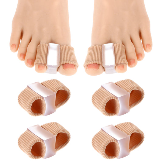 Wanmu Gel Bunion Toe Separators for Overlapping Toe, Silicone Toes Spacers Bunion Correctors, Toe-Corrector Protector for Women & Men - Relieve Foot Pain