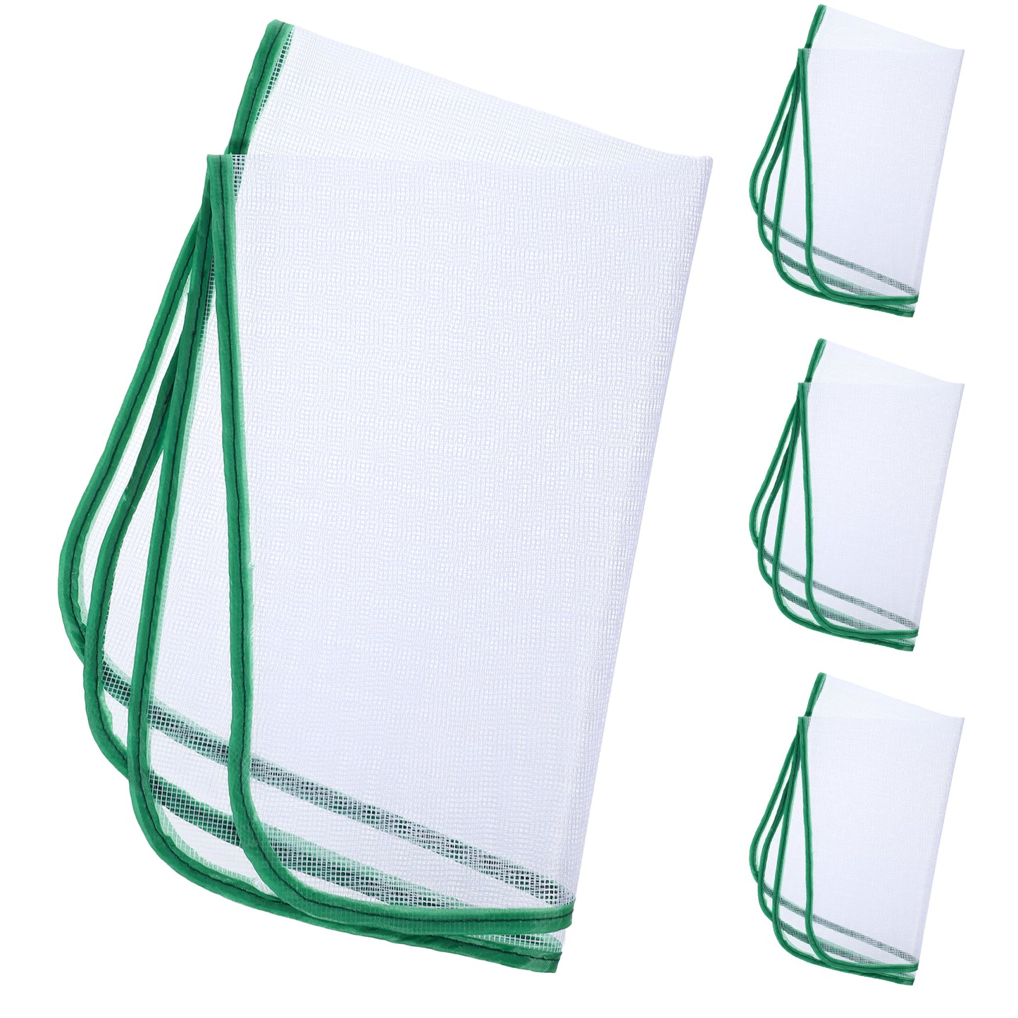 4 Pcs Protective Ironing Pressing Pad Pressing Cloth for Ironing Scorch Saving Mesh Iron Protector Insulation Pad Heat Resistant Mesh Protector for Delicate Clothes Ironings Sewing Fabric Protect Tool