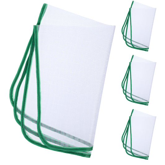 4 Pcs Protective Ironing Pressing Pad Pressing Cloth for Ironing Scorch Saving Mesh Iron Protector Insulation Pad Heat Resistant Mesh Protector for Delicate Clothes Ironings Sewing Fabric Protect Tool