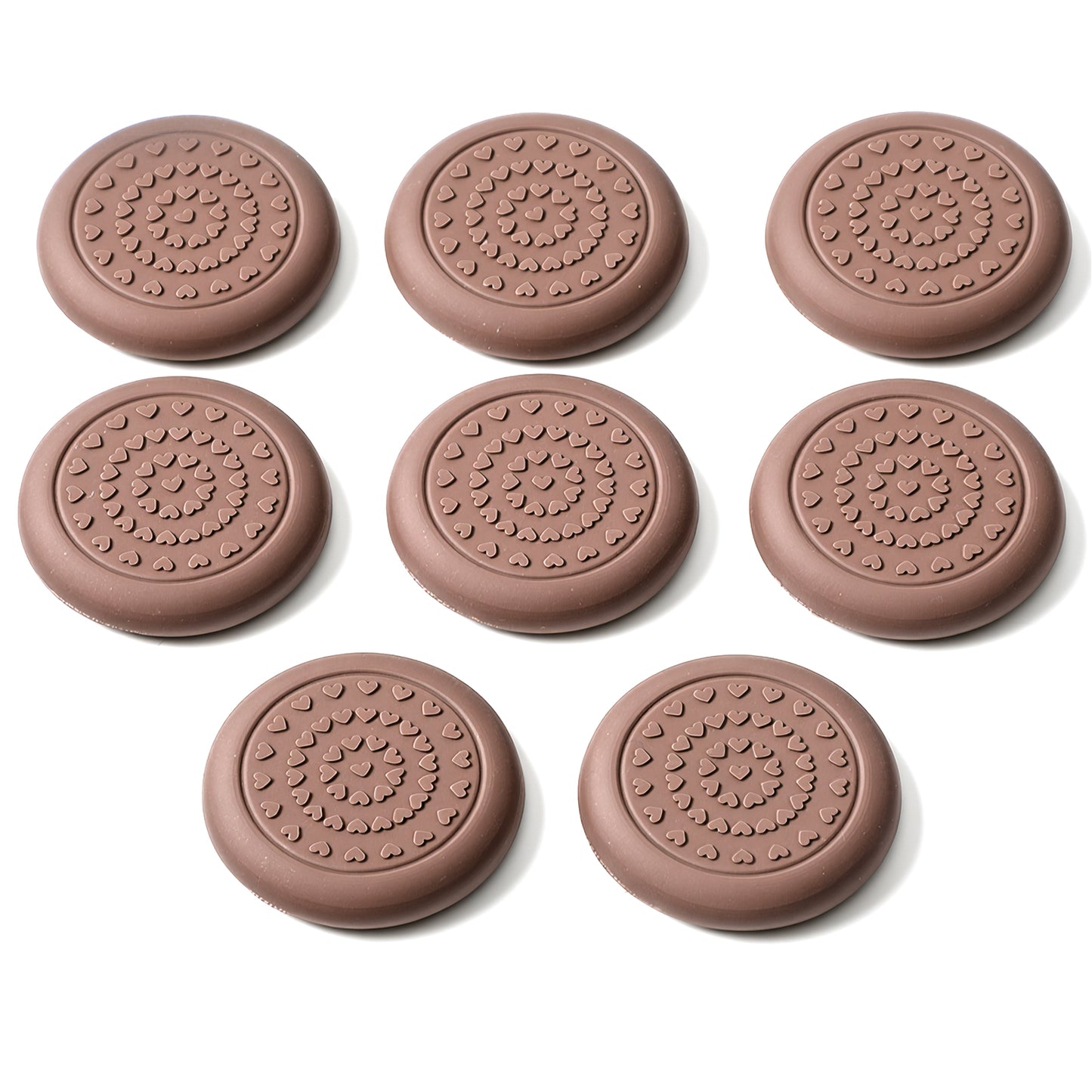 Qianyu 8 Pcs Cutting Board Stabilizer Pads Anti Slip Silicone Feet Waterproof Non Slip Gripper Pads Noise Reducing Non-Marking Grips for Trays Furniture Chairs Kitchen Countertops Chopping Blocks