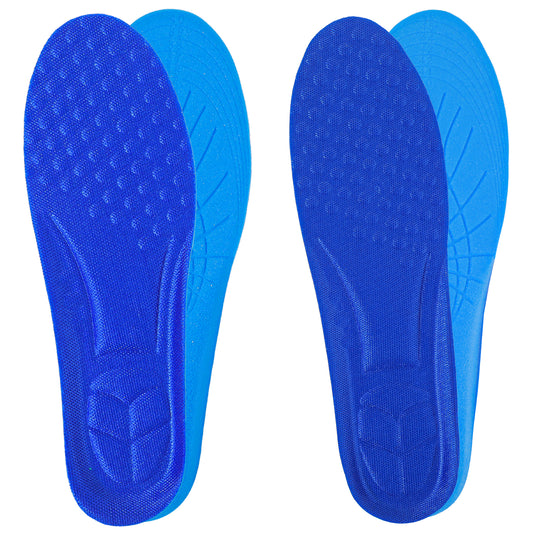 2 Pairs Memory Foam Insoles, Full-Foot Responsive Cushioning Plantar Fasciitis Insoles for Women Man Orthotic Shoe Inserts Arch Support Inserts for Foot Health Comfortable Insoles(W 7.5-8.5/M 5.5-6.5)