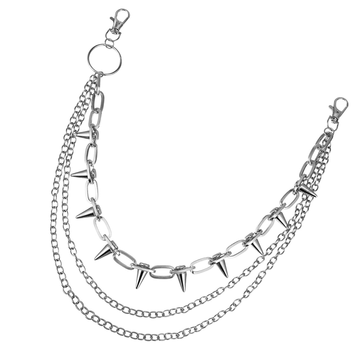 KFHENSOMR Pants Chain for Men Jean Chains Hip Chain Belt Chains for Women