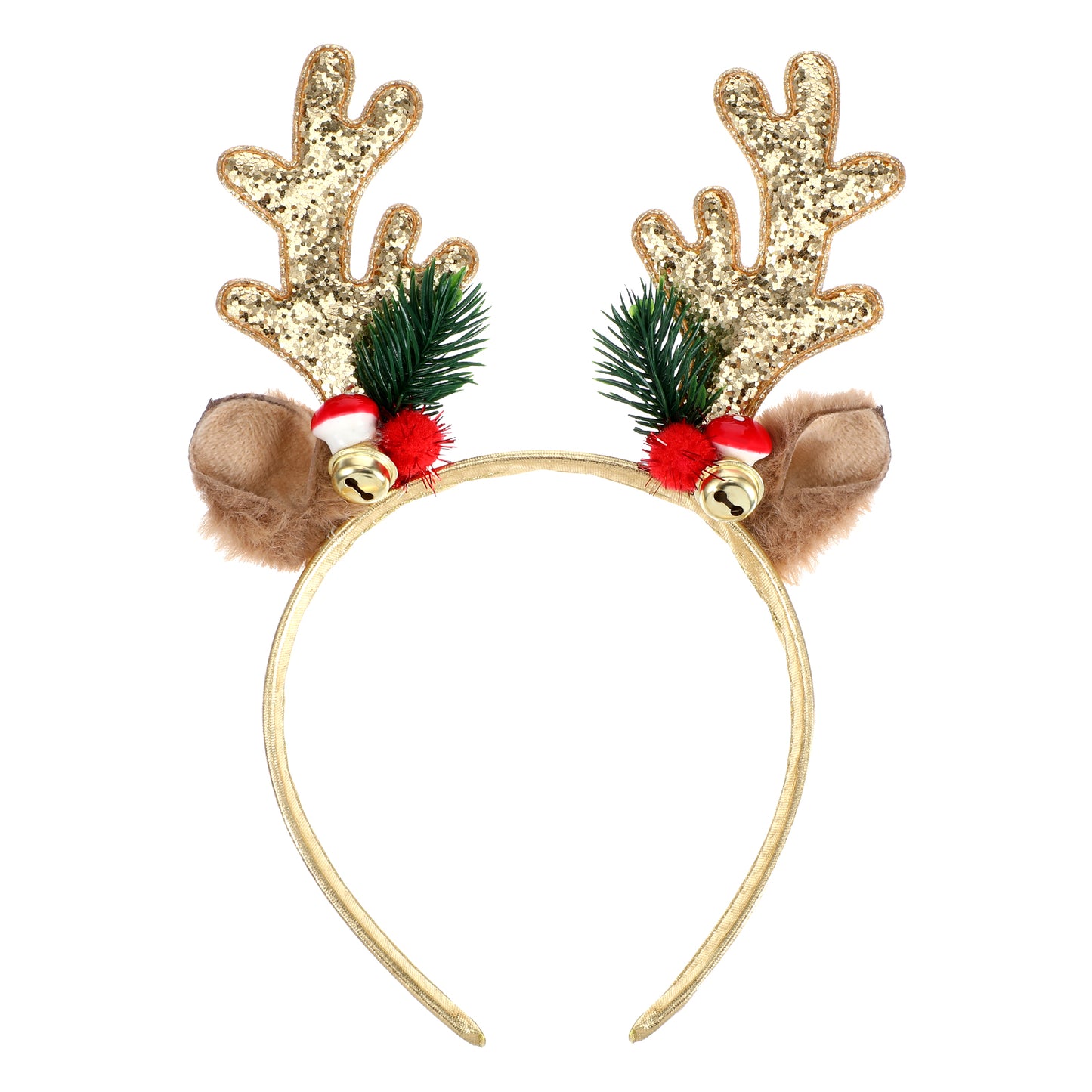 Sibba Christmas Headbands Cute Christmas Hair Bands Christmas Glitter Elk Antlers Headbands Christmas Costume Accessory for Christmas Holiday Party, Christmas Party Accessories