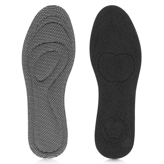 1 Pair Memory Foam Insoles Soft Massage Shoe Inserts Replacement Full-Foot Responsive Cushioning Shoe Soles Shock Absorption Cut to Fit Any Sizes for Foot Sports Sneakers(280cm)