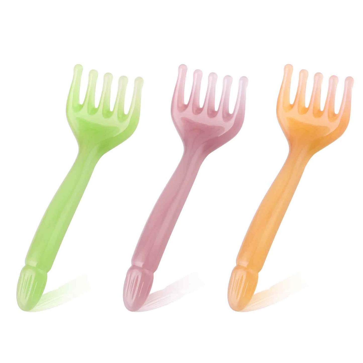 3pcs Head Massager Manual Hair Scalp Massager Gua Sha Five Claw Massage Tool Comb Portable Handheld Resin Relax Tool for Mother's Day Father's Day Gifts Soothing Head Neck Lymph Acupoint Treatment