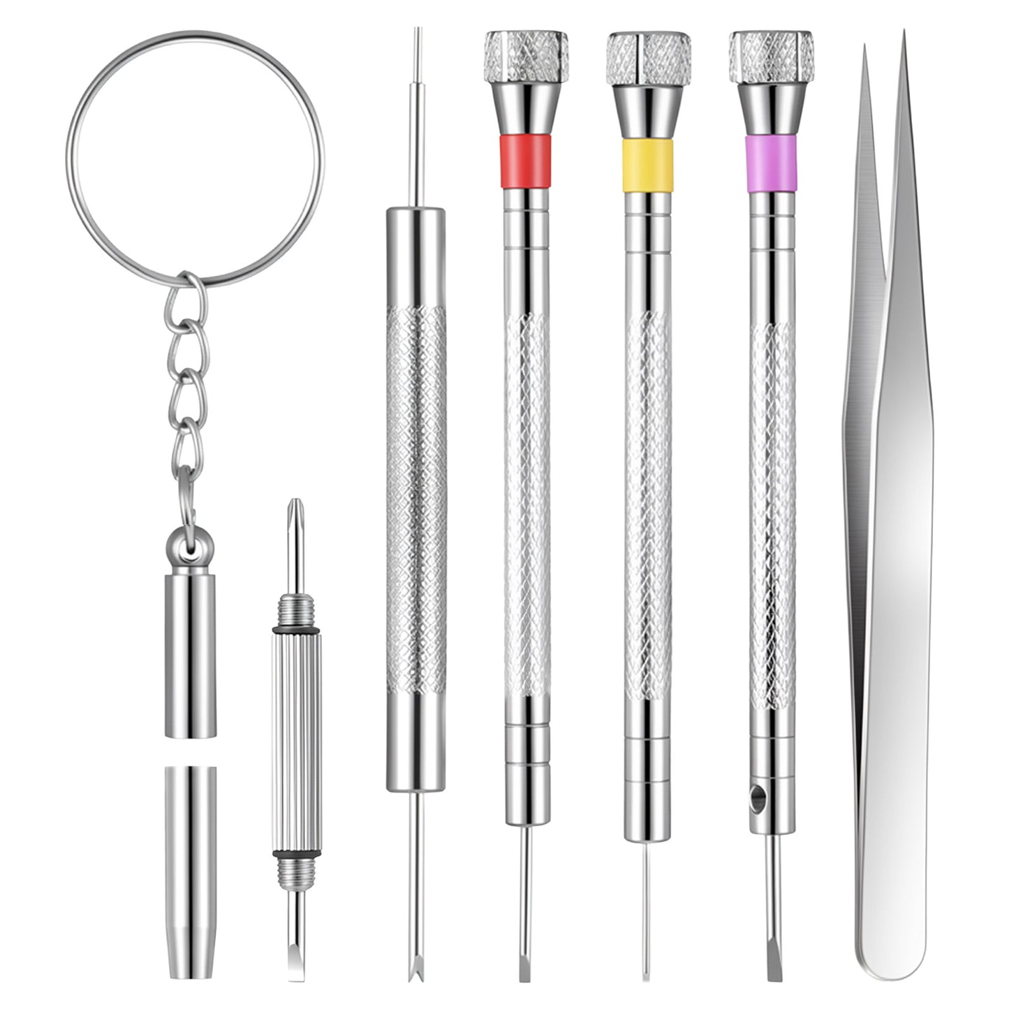 Hpmjz 6 Pcs Precision Jewelers Screwdriver Set Micro Precision Screwdriver