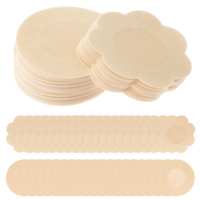 Breast Lift Sticky Bra Inserts Boob Tape 40 Pairs Strapless Bras Women Adhesive Seamless Nipple Covers Cakes Body Cover Pasties Fitted Boob Lifting Invisible Insert Breasts Backless (dark skin color)