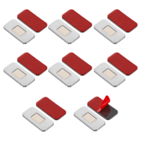 Magnetic Cabinet Door Catch 8 Pack Ultra Thin Door Magnets Adhesive Cabinet Latch Stainless Steel Drawer Magnets for Closet Doors Cupboard Wardrobe Kitchen Bedroom Home Accessories