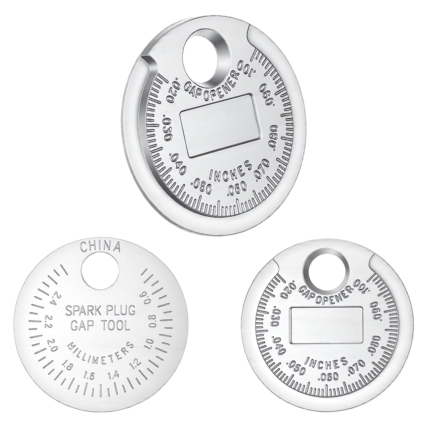 FNANJWQ 3 Pcs Spark Plug Gapper Measuring Tool Wire Spark Plug Gap Gauge