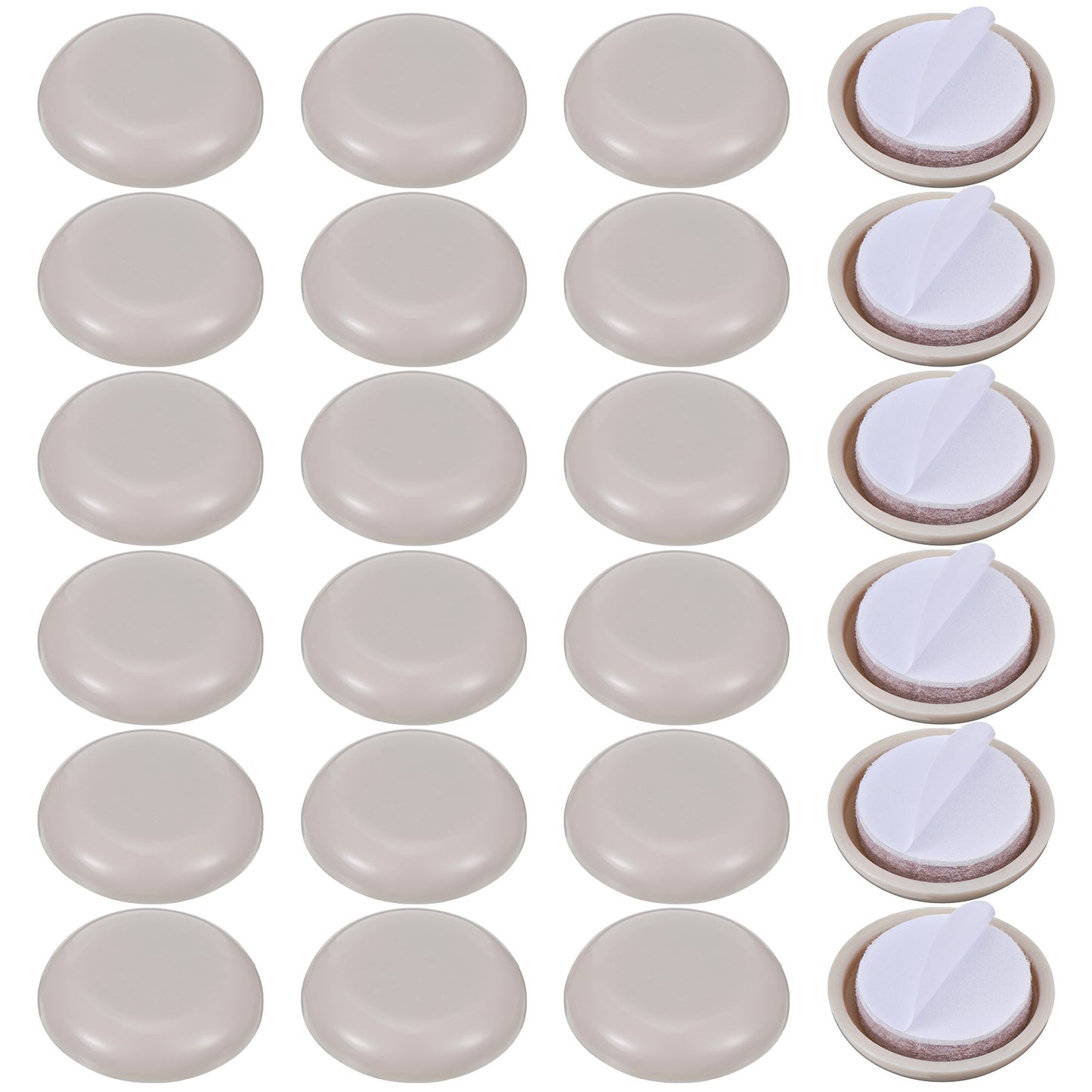 QFGasre 24pcs Appliance Sliders Self-Stick Furniture Sliders Kitchen Appliances Moving Pad Chair Slider for Carpet Kitchen Finds Gadgets for Air Fryer Mixer Coffee Maker Easy Mover Space Saving