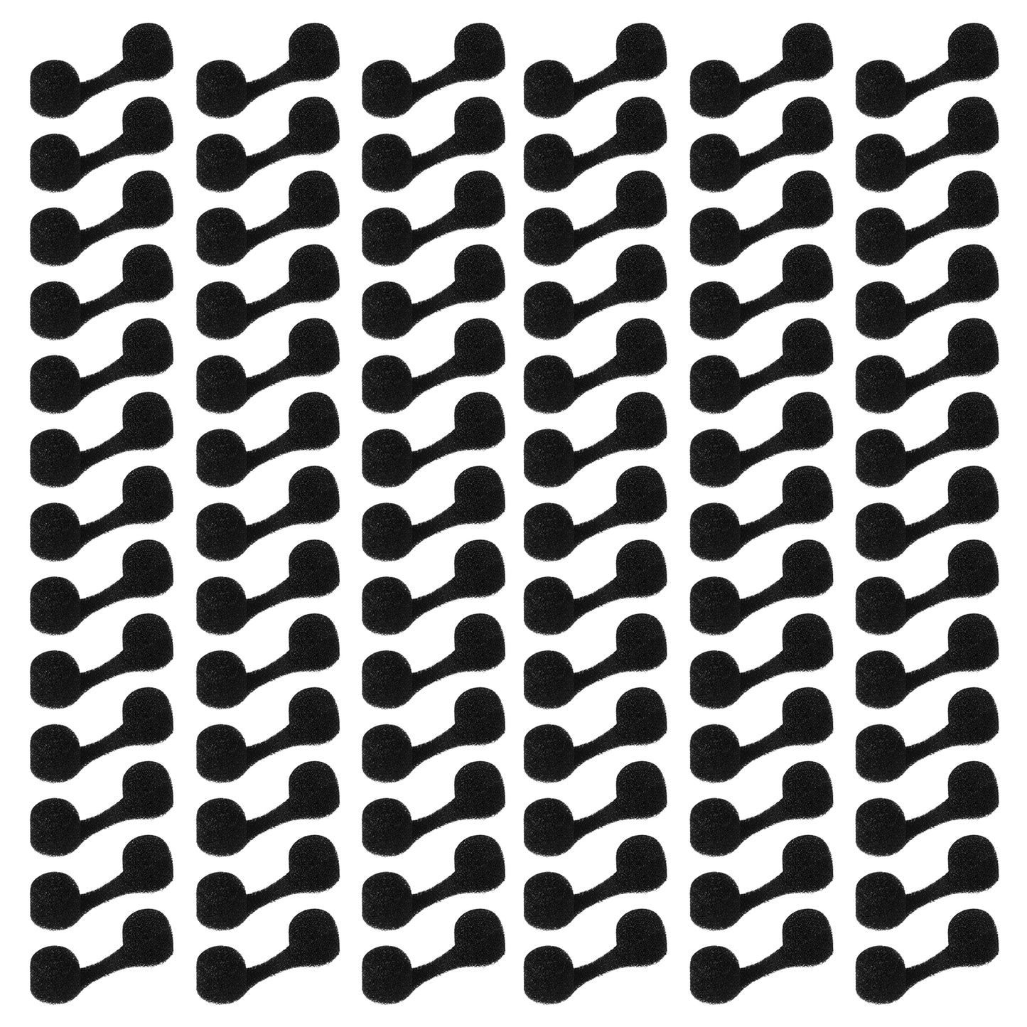 QFGasre 100 Pcs Nose Plug Filter Disposable Nose Dust Filters Softness Sponge Noses Filter for Spray Tanning Sunless Outdoor Noses Protect(Black)