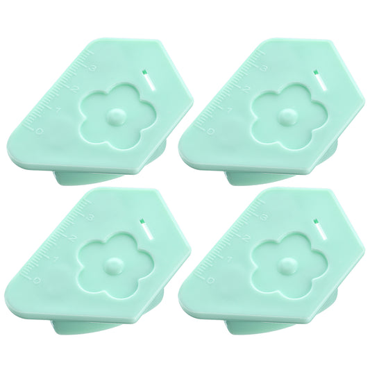 Dimeho 4Pcs Magnetic Seam Guide for Sewing Machine, Multifunctional Magnetic Seam Guide for Sewing Machine with Scale Universal Sewing Accessory Supplies for Magnet Making
