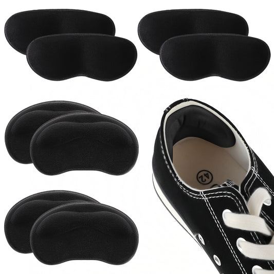 Wanmu 4 Pairs Heel Cushion Inserts, 2 Models Self-Adhesive Heel Liners, Heel Pads Snugs, Blister Heel Grips Protectors to Improved Shoe Fit and Comfort, Prevent Heel Slipping, Rubbing, Blisters