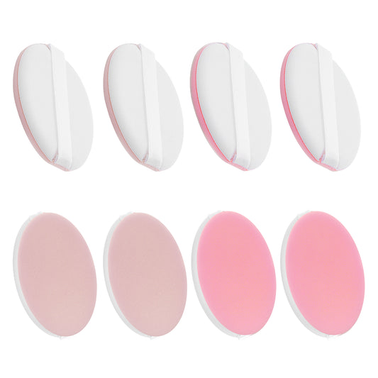 Sibba Loose Powders Puff Liquid Foundation Sponge 8 PCS Make Up Cushion For Face Makeup Mini Puffs Beauty Blenders Concealer Setting Cushion Compact Cosmetic Blending Pressed Detailed Applicator