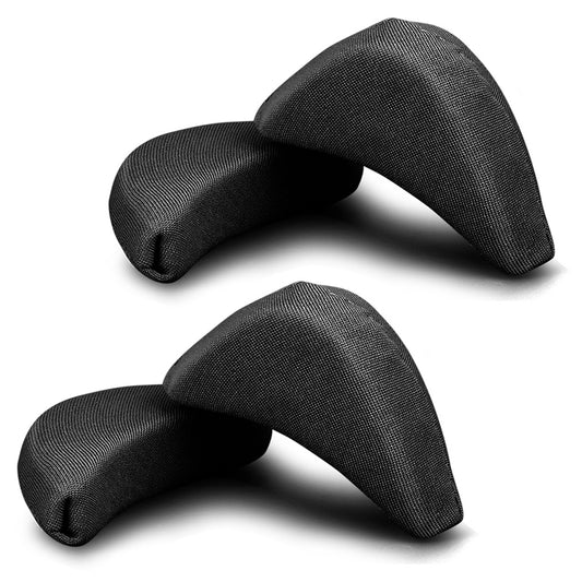 2 Pairs Soft Sponge Adjustable Shoe Filler Breathable Toe Filler Inserts Unisex Big Toe Plug Foot Brace Forefoot Pad Fit Reusable Foam Cushion for Women Girls High Heel Casual Sports Boots(Black)