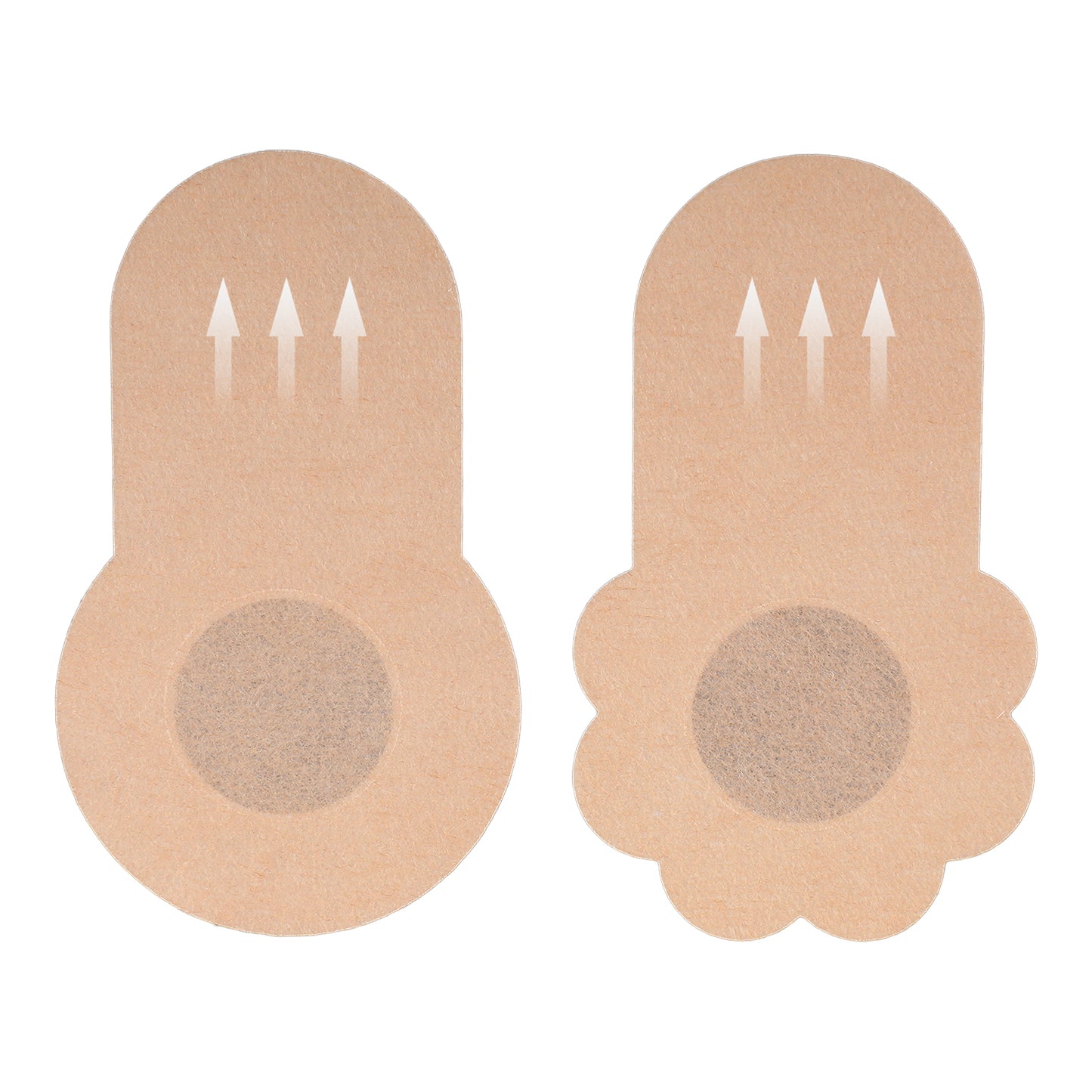 Sibba Pasties Nipple Covers with Lift 40 Pcs Disposable Breast Petals for Women Nude Invisibles Boob Tape Lifting Cover Nipless Sticky Bra Inserts