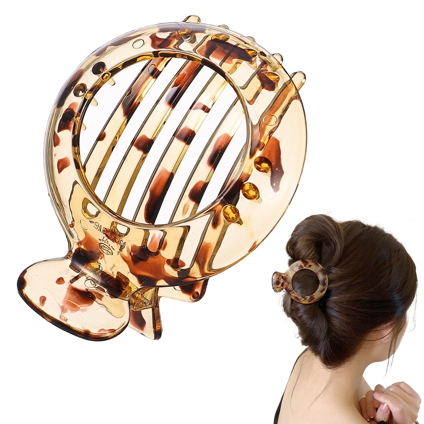 Wanmu Flat Claw Clips for Women, Small Hair Clips for Thin Hair, Non Slip Hair Catch Jaw Clamp, Resilient Spring Action, Ideal for Everyday Styling, Women & Girls Size